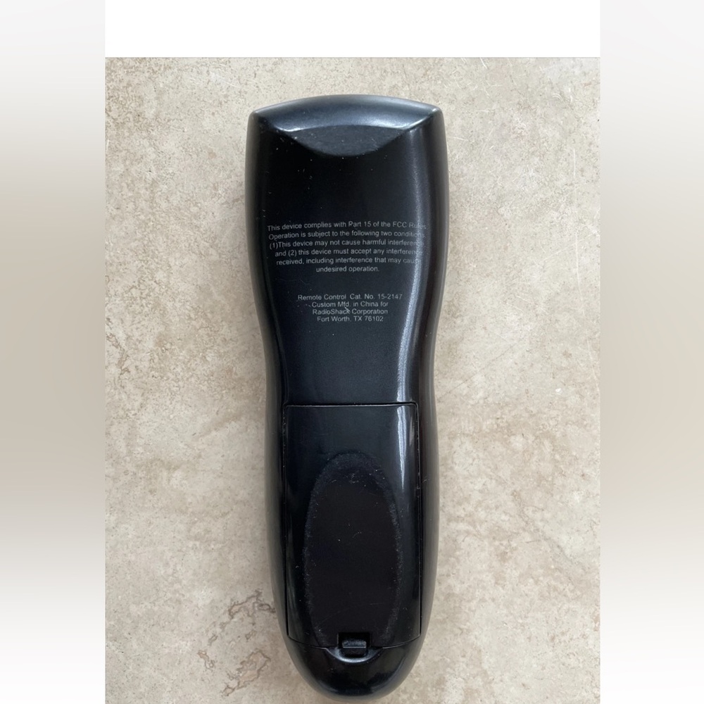 RadioShack Black Universal Remote Control - Picture 2 of 2